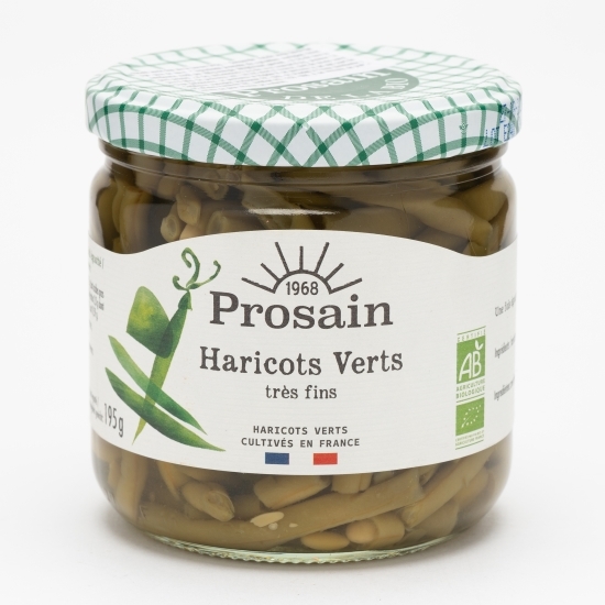 Fasole verde fină eco la borcan 345g