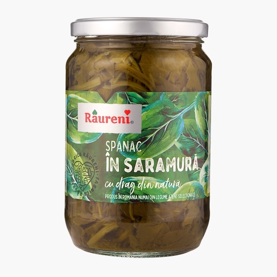 Spanac în saramură 680g 