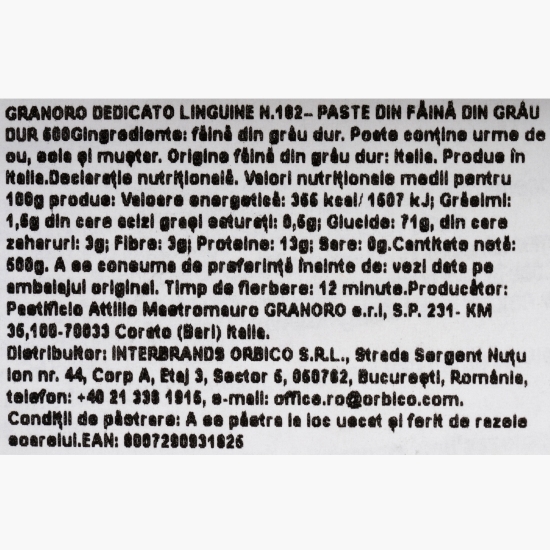 Paste Linguine N.182 500g