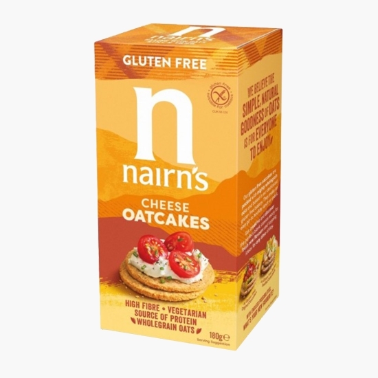 Pâinici (turtițe) fără gluten din ovăz integral cu brânză 180g