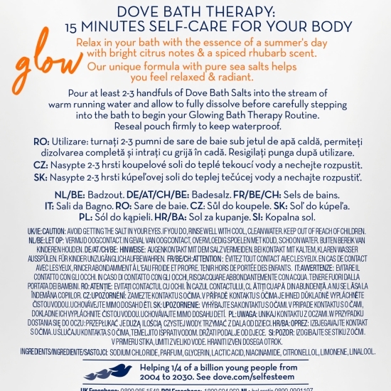 Sare de baie Glow 400g