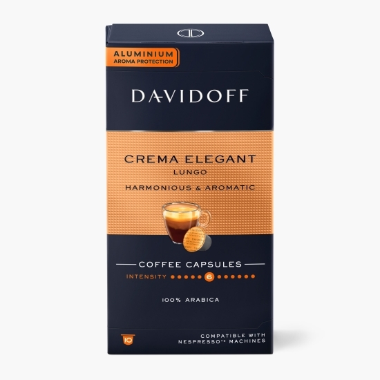 Crema Elegant Lungo, 10 băuturi, 55g, capsule cafea 