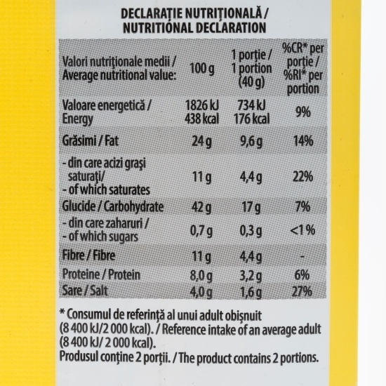 Popcorn cu unt pentru cuptorul cu microunde 80g
