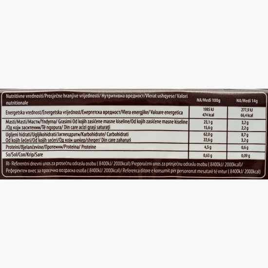 Prăjitură cu bezea și căpșuni Chocomelo 112g