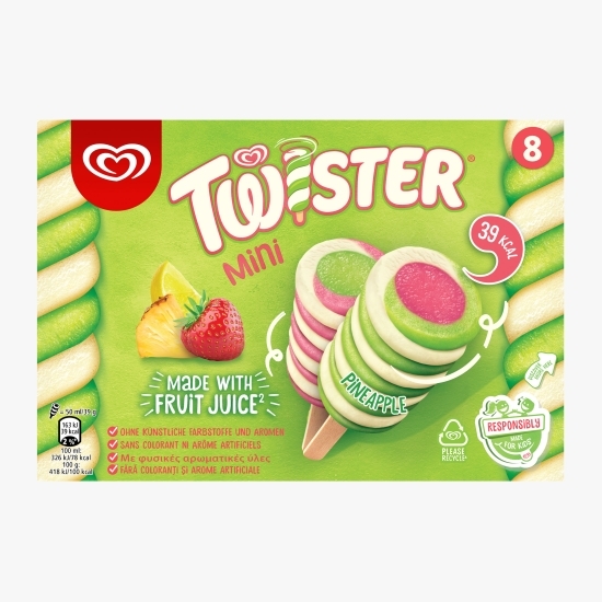 Înghețată Twister cu suc de fructe 8 x 50ml (8x39g)