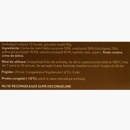 Melci preparați 89g