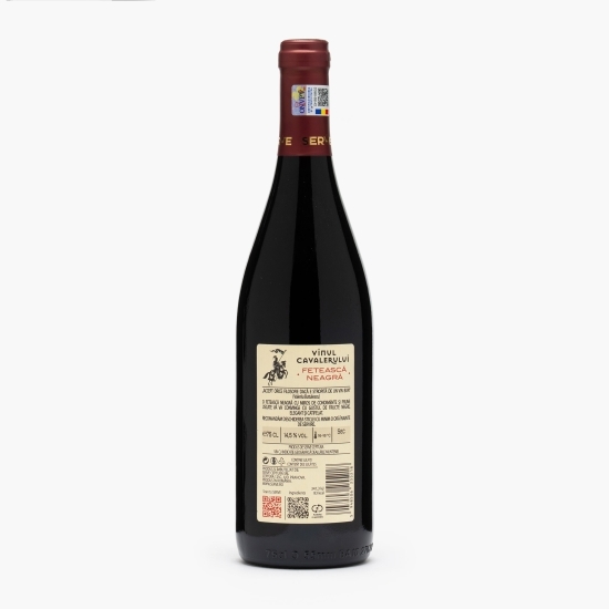 Vin roșu sec Fetească Neagră, 14.5%, 0.75l