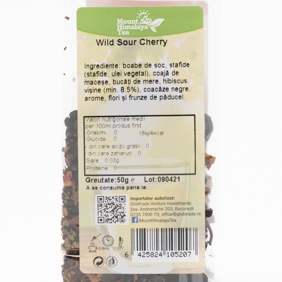 Ceai de fructe cu vișine și coacăze 50g