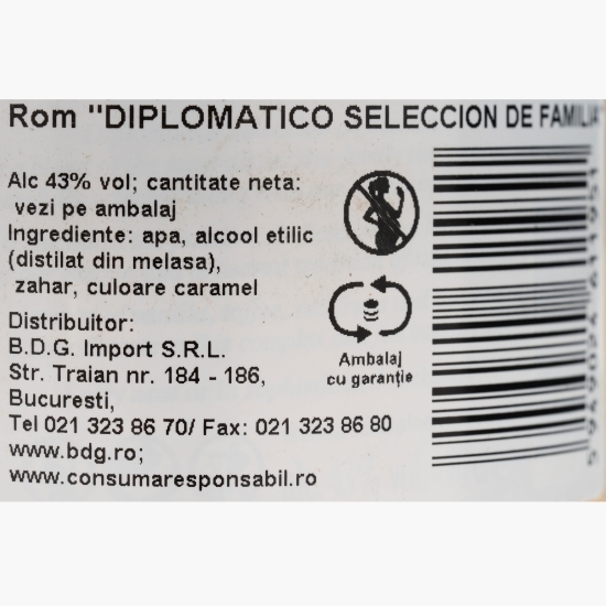 Rom Seleccion de Familia, 43%, 0.7l + cutie