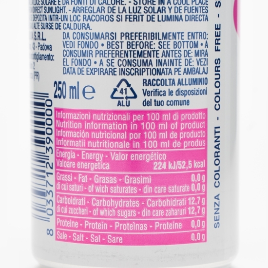 Băutură carbogazoasă cu suc de fructe și Guarana doză 0.25l