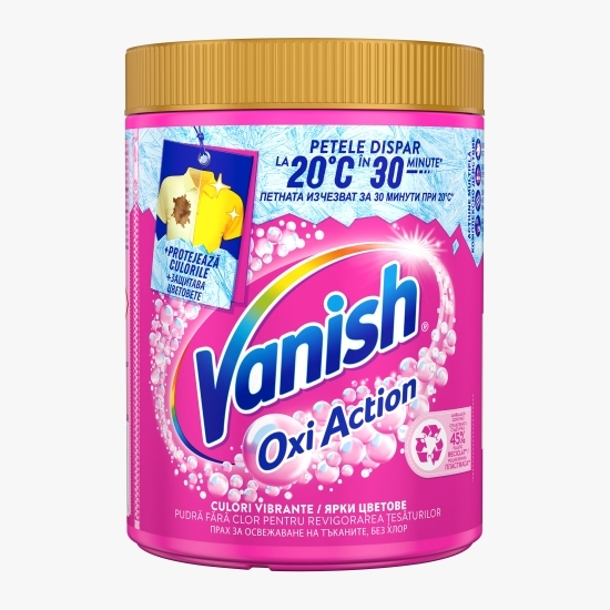 Pudră pentru îndepărtarea petelor pentru haine colorate Oxi Action, 960g