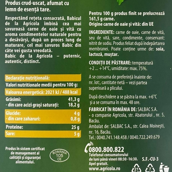 Babic feliat 100g