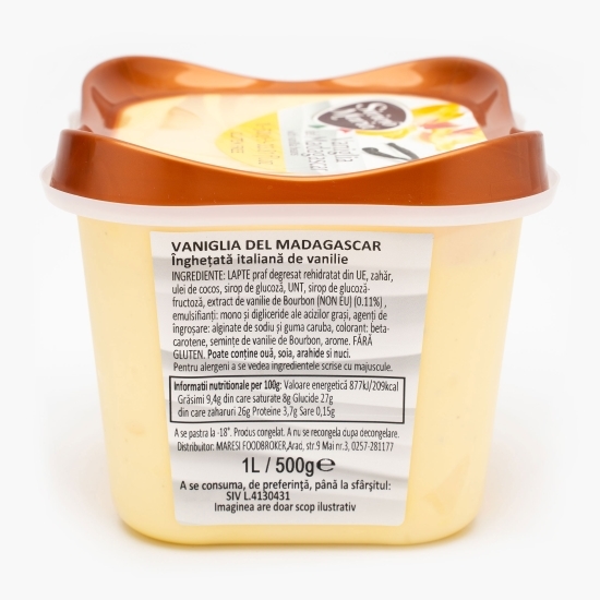 Înghețată de vanilie, 1l (500g)