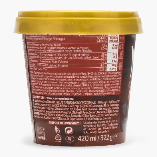 Înghețată Chocolate & Choco Chips, 420ml (322g)
