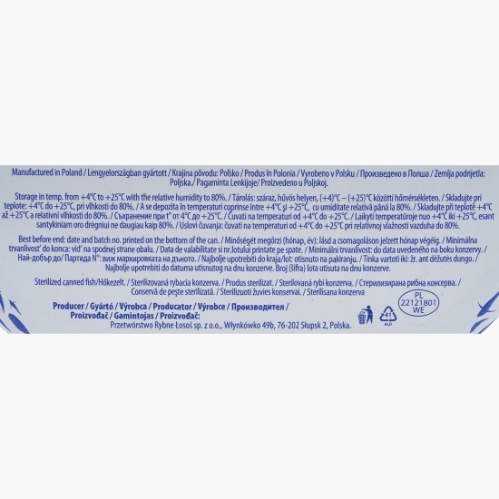 Hering file în sos de muștar 170g