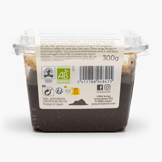 Pastă miso eco nepasteurizată, cu conținut redus de sare 300g