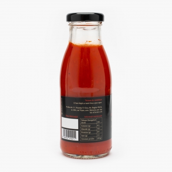 Sos iute de roșii cu ardei copți 250g
