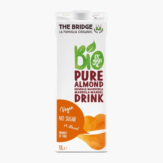 Băutură ecologică pură din migdale 6%, fără zahăr 1l