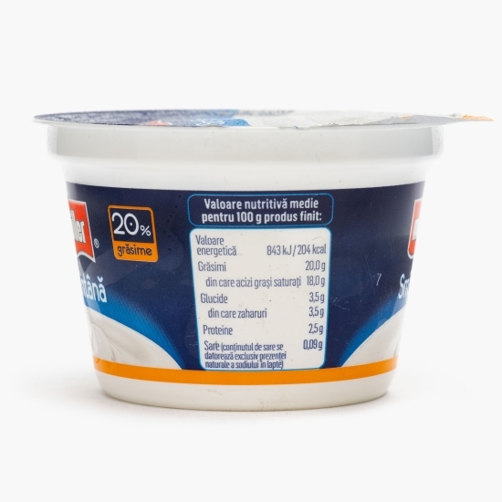 Smântână 20% grăsime 200g
