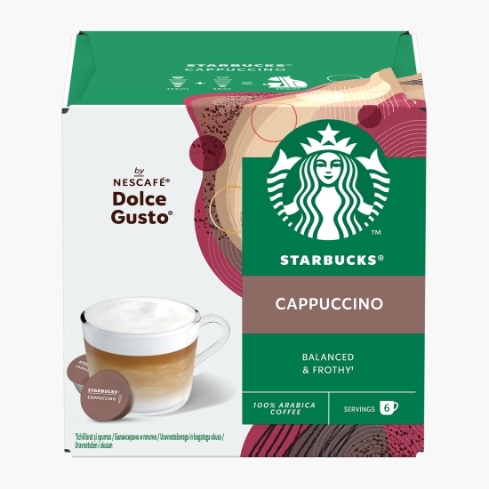 Cappuccino, 6 băuturi, 120g, capsule cafea