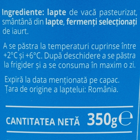 Iaurt cu specific grecesc Stragghisto 10%, 350g 