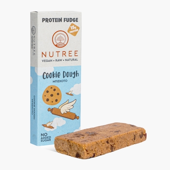 Baton proteic Raw Vegan Cookie Dough fără zahăr adăugat 60g