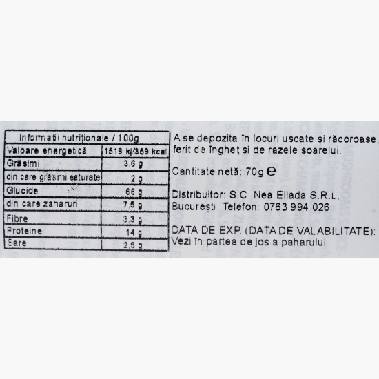 Fusilli cu ciuperci 70g