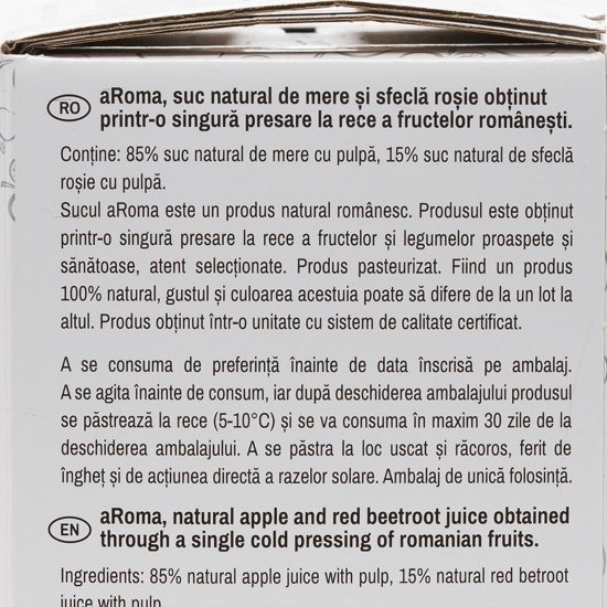 Suc natural de mere și sfeclă roșie 3l