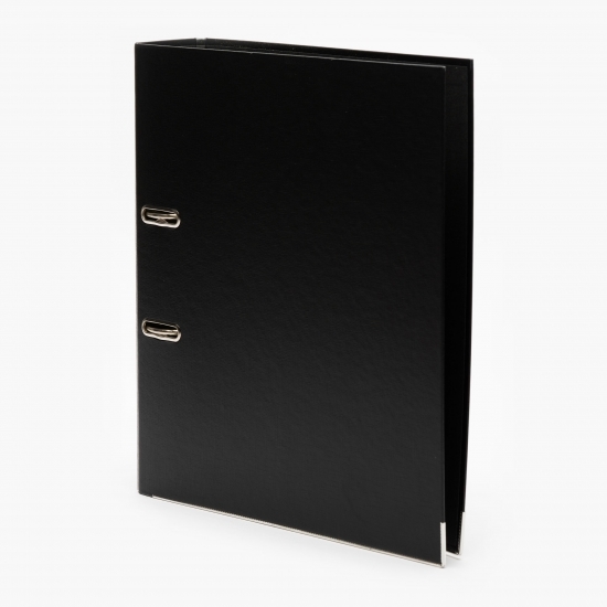 Biblioraft Skag Economy, PP, A4, cotor 8 cm, negru