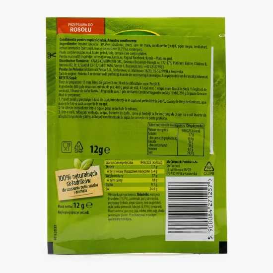 Condimente pentru supă și ciorbă 12g