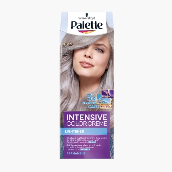 Vopsea de păr permanentă Intensive Color Cream, 10-19 blond argintiu rece, 110ml