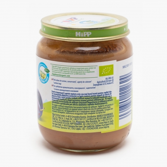 Piure ecologic de prune, +4 luni, 125g