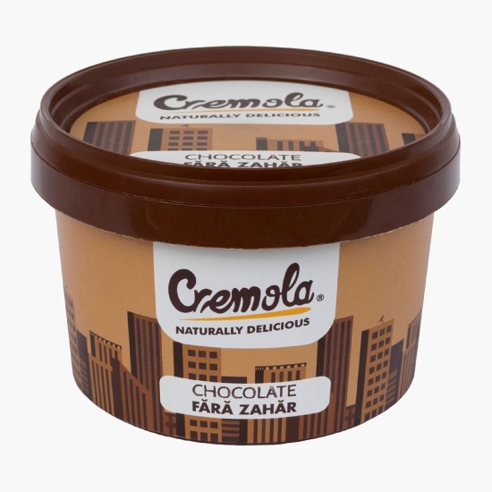 Înghețată cu aromă de ciocolată, fără zahăr, 500ml (365g)