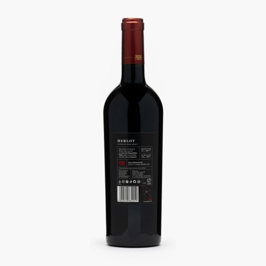 Vin roșu sec Merlot, 14.5%, 0.75l
