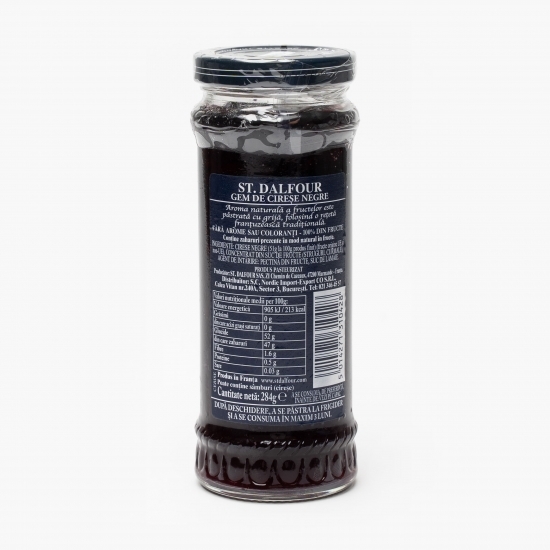 Gem de cireșe negre 284g
