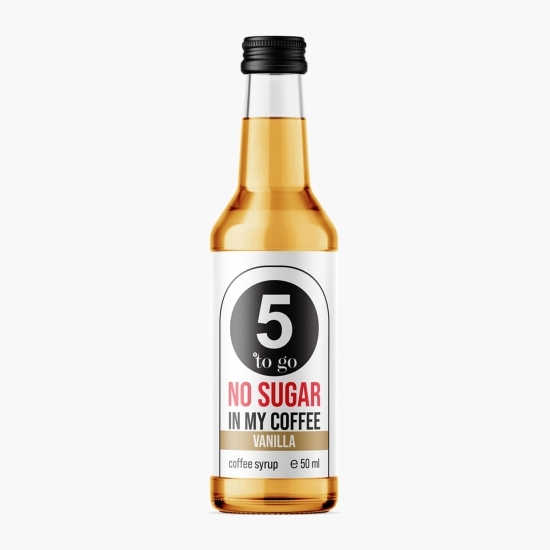 Sirop cafea vanilie, fără zahăr 50ml