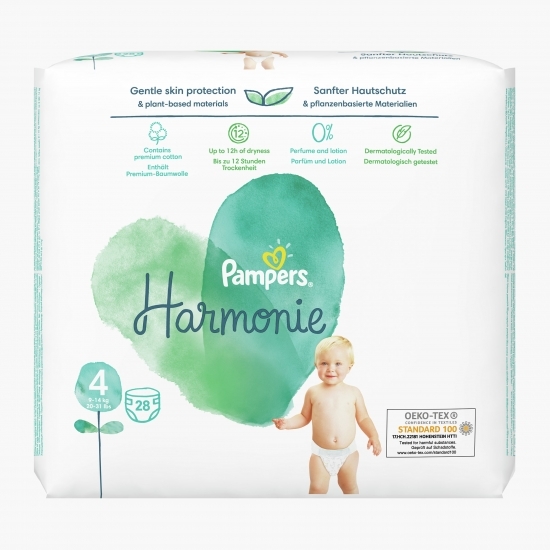Scutece Harmonie mărimea 4, 9-14kg, 28 buc