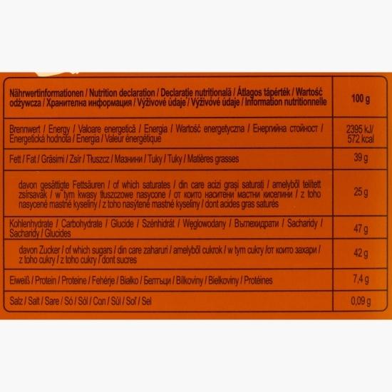 Praline din ciocolată cu lapte cu umplutură de praline și alune de pădure întregi caramelizate, 119g