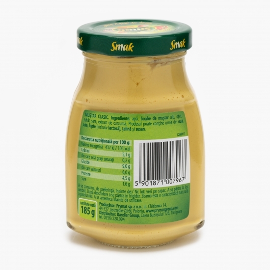 Muștar clasic 185g