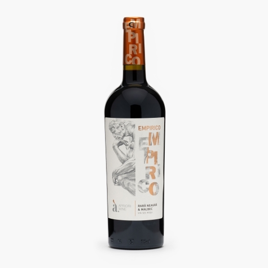 Vin roșu sec Rară Neagră & Malbec, 13.5%, 0.75l