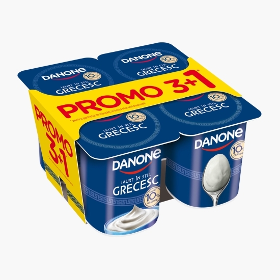 Iaurt grecesc 10% grăsime, 4x140g
