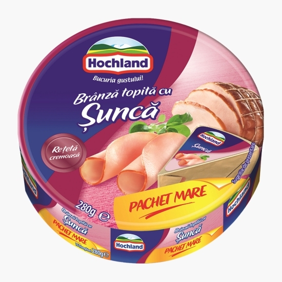 Brânză topită triunghiuri cu șuncă 280g