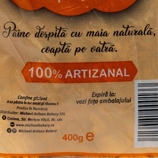 Pâine cu maia și semințe dovleac 400g