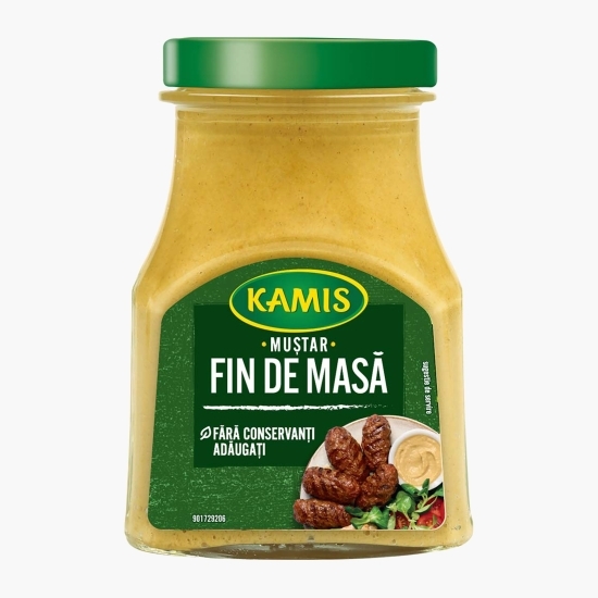 Muștar fin de masă 185g