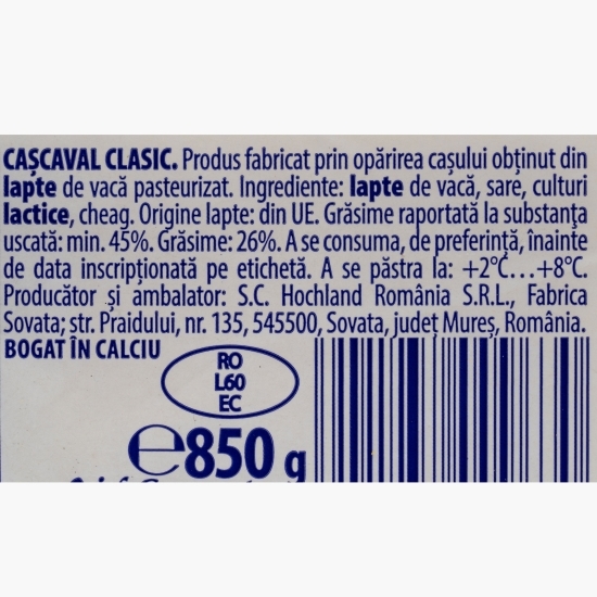 Cașcaval clasic 850g