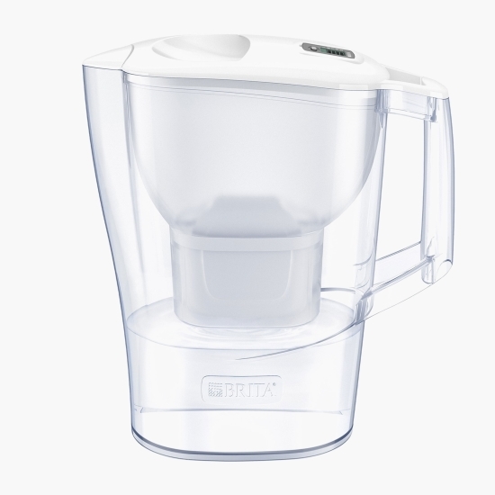 Starter pack cană filtrantă Aluna 2.4l (alb) + 3 filtre Maxtra PRO