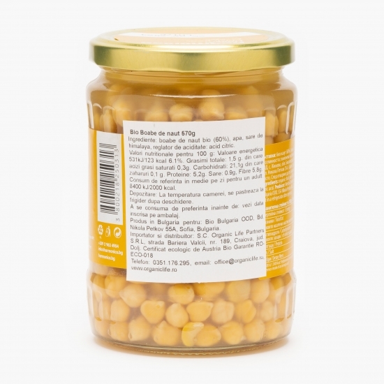 Boabe de năut eco 570g