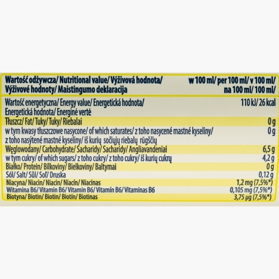 Băutură izotonică cu vitamine și aromă de lămâie, 0.75l