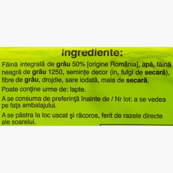 Pâine cu făină integrală 500g