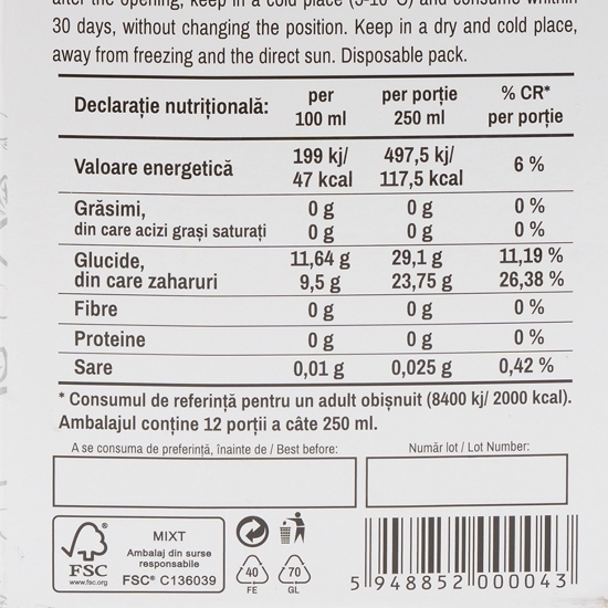Suc natural de mere și sfeclă roșie 3l
